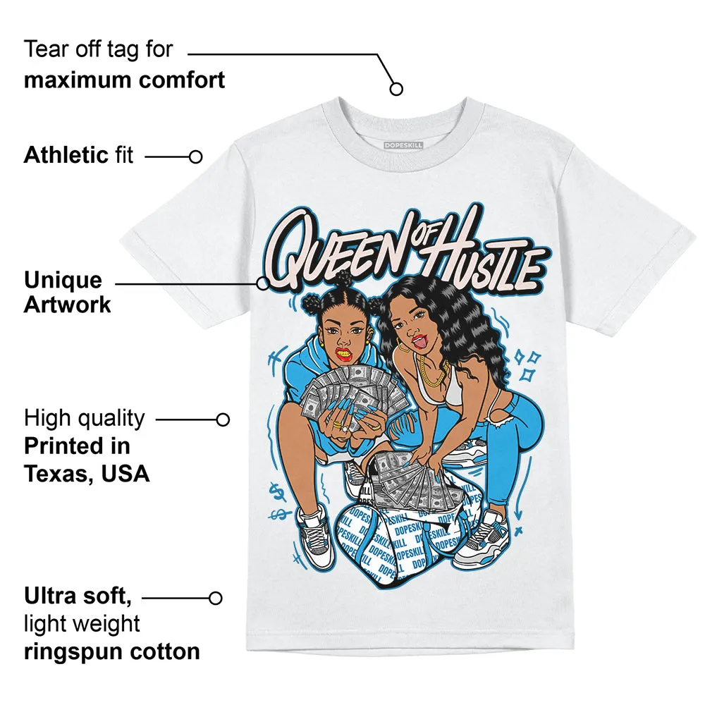 Military Blue 4s DopeSkill T-Shirt Queen Of Hustle Graphic sold by DopeSkill product image thumbnail 3