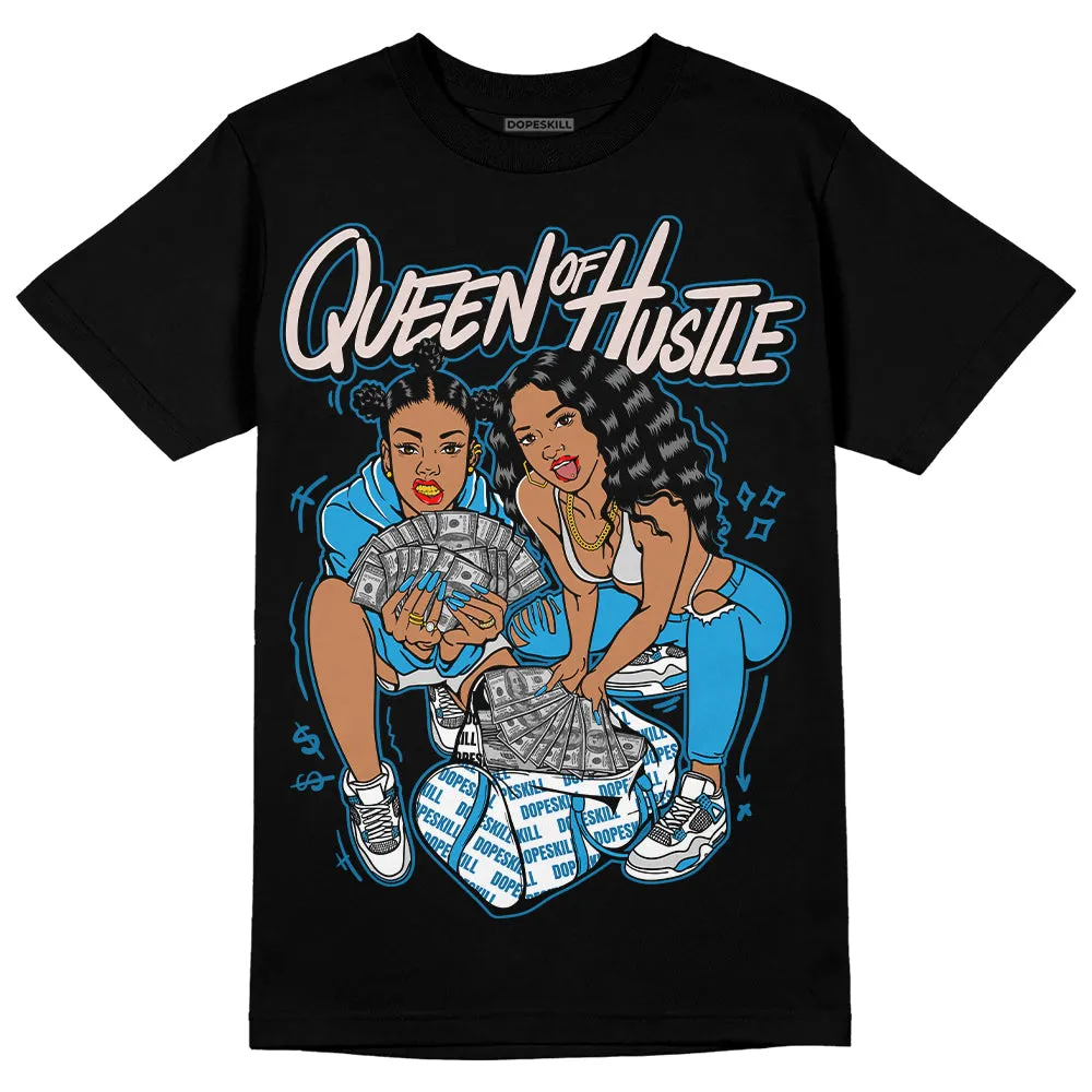 Military Blue 4s DopeSkill T-Shirt Queen Of Hustle Graphic sold by DopeSkill product image thumbnail 2
