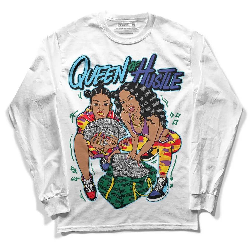 GS 'Six Championships' 1s DopeSkill Long Sleeve T-Shirt Queen Of Hustle Graphic sold by DopeSkill product image thumbnail 2