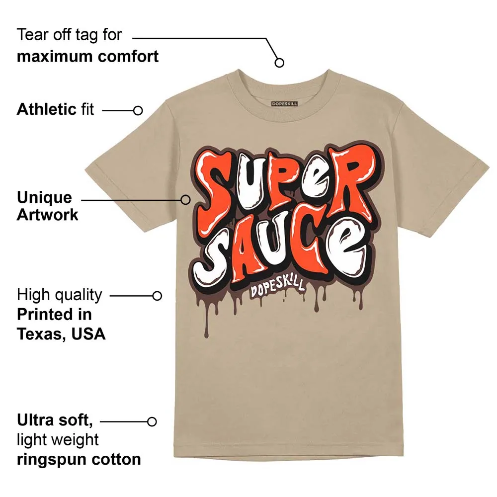 Latte 1s DopeSkill Medium Brown T-shirt Super Sauce Graphic sold by DopeSkill product image thumbnail 2