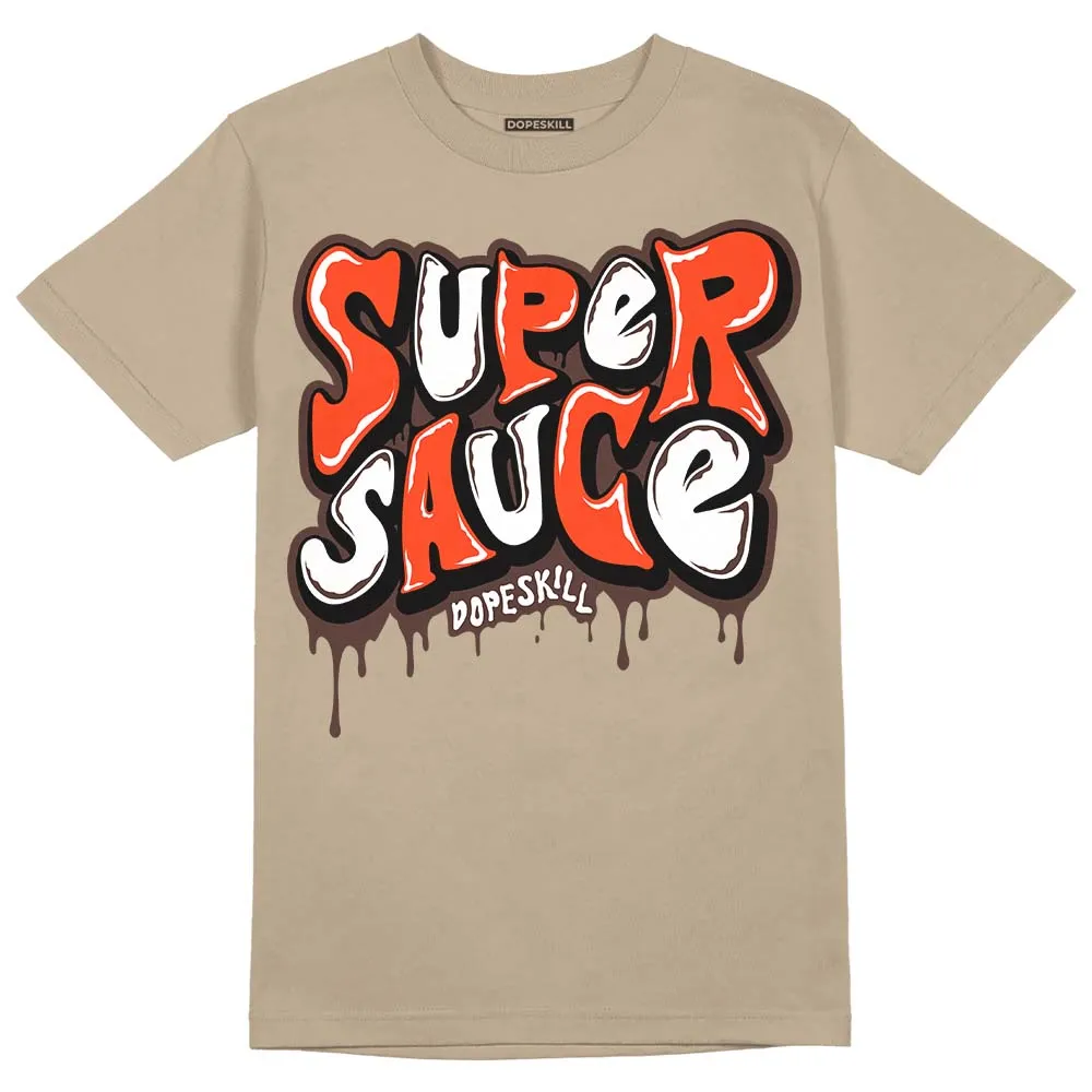 Latte 1s DopeSkill Medium Brown T-shirt Super Sauce Graphic sold by DopeSkill