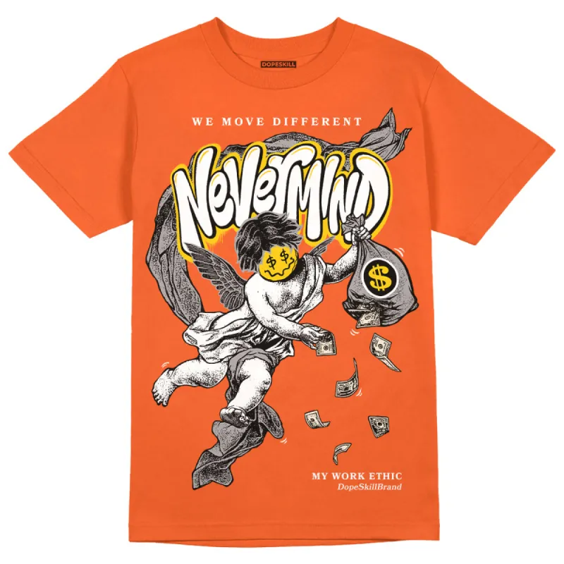 Georgia Peach 3s DopeSkill Orange T-shirt Nevermind Graphic sold by DopeSkill