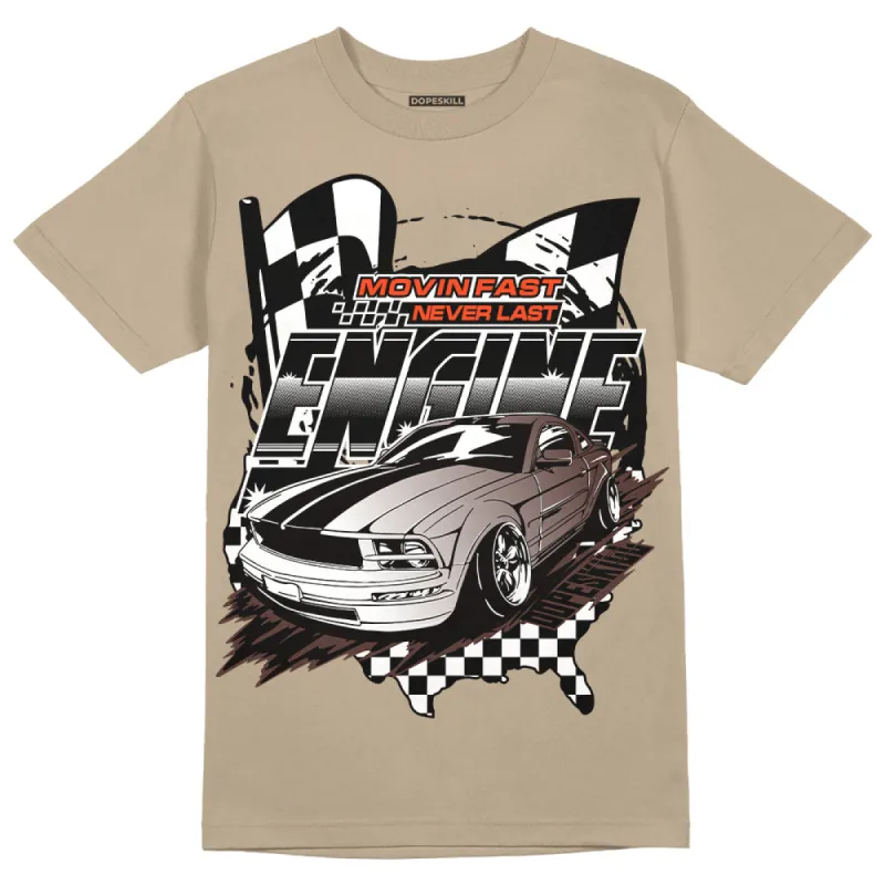 Latte 1s DopeSkill Medium Brown T-shirt ENGINE Tshirt Graphic sold by DopeSkill