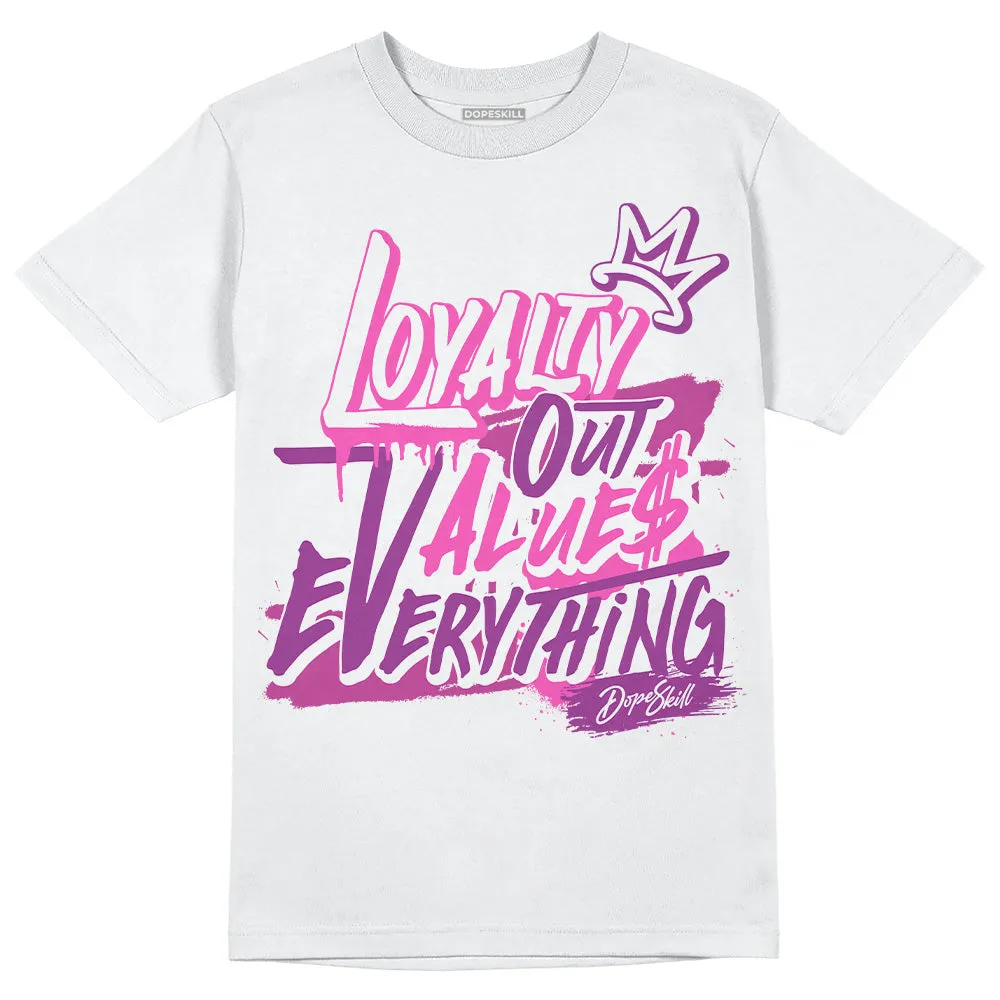 Hyper Violet 4s DopeSkill T-Shirt LOVE Graphic sold by DopeSkill