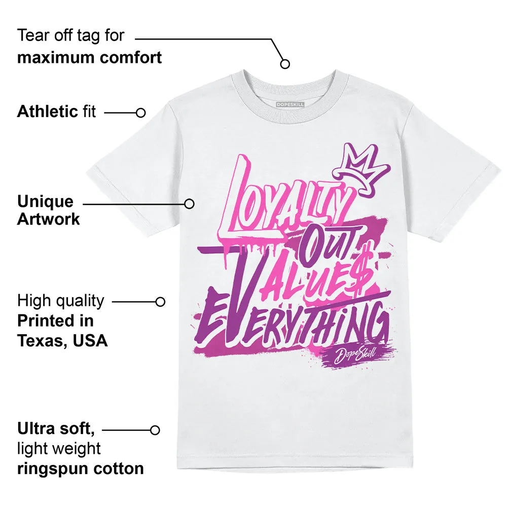 Hyper Violet 4s DopeSkill T-Shirt LOVE Graphic sold by DopeSkill product image thumbnail 3