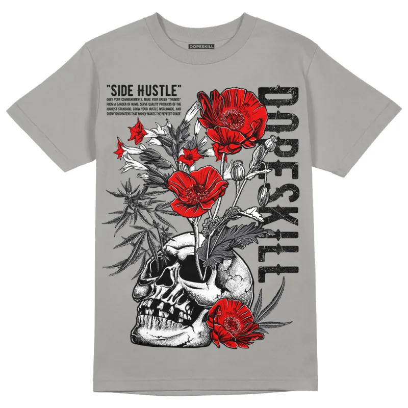 Wet Cement 4s DopeSkill Grey T-shirt Side Hustle Graphic sold by DopeSkill