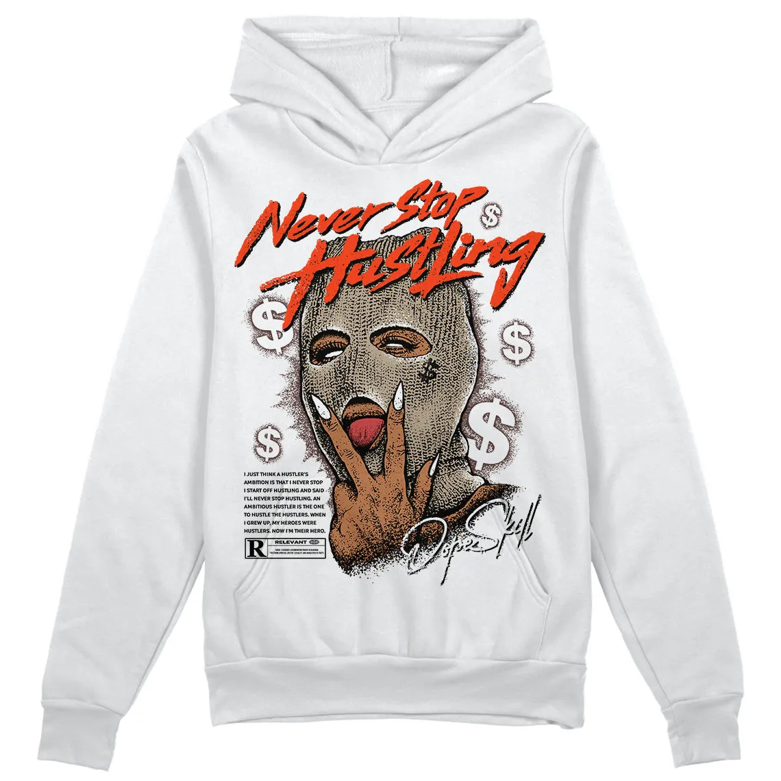 Latte 1s DopeSkill Hoodie Sweatshirt Never Stop Hustling Graphic sold by DopeSkill