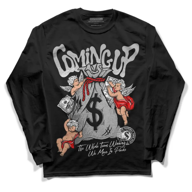Shadow 1s DopeSkill Long Sleeve T-Shirt Money Bag Coming Up Graphic sold by DopeSkill