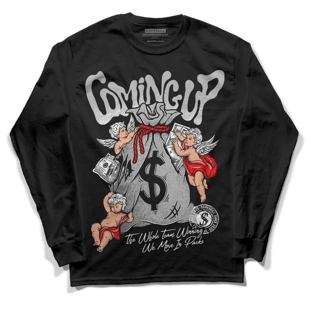 Shadow 1s DopeSkill Long Sleeve T-Shirt Money Bag Coming Up Graphic sold by DopeSkill