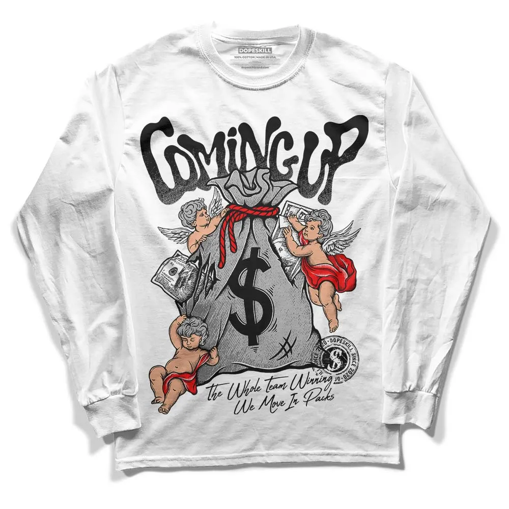 Shadow 1s DopeSkill Long Sleeve T-Shirt Money Bag Coming Up Graphic sold by DopeSkill product image thumbnail 2