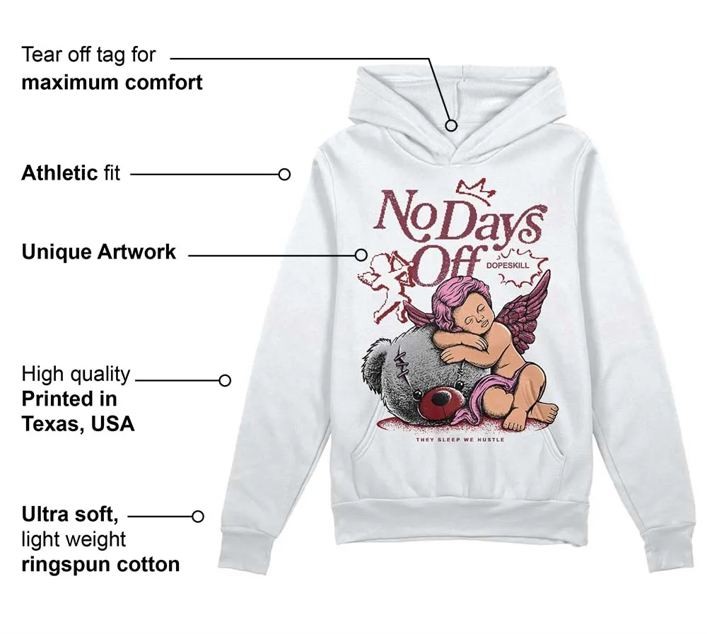 Team Red 1s DopeSkill Hoodie Sweatshirt New No Days Off Graphic sold by DopeSkill product image thumbnail 3