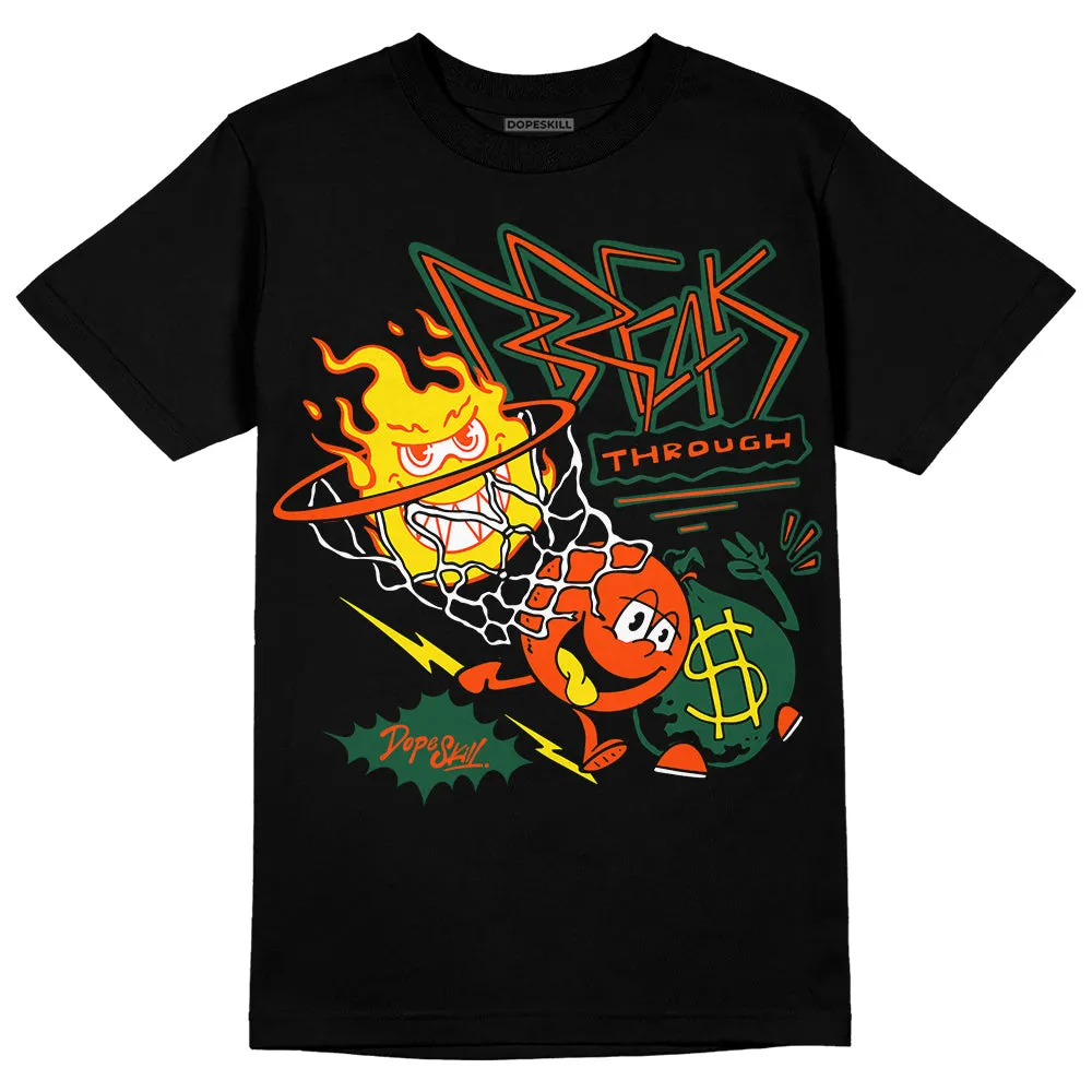 Dunk Team Dark Green Orange DopeSkill T-Shirt Break Through Graphic sold by DopeSkill product image thumbnail 2