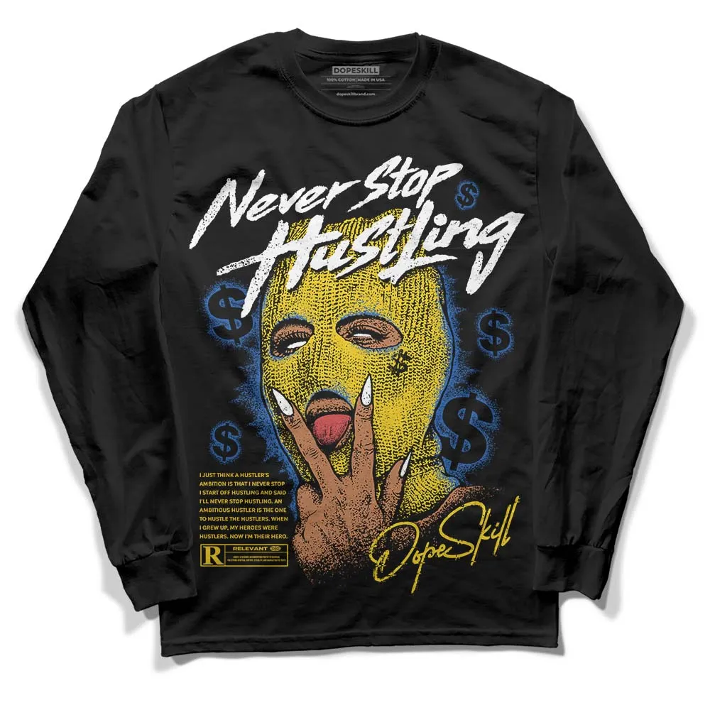 Michigan Dunks DopeSkill Long Sleeve T-Shirt Never Stop Hustling Graphic sold by DopeSkill product image thumbnail 2