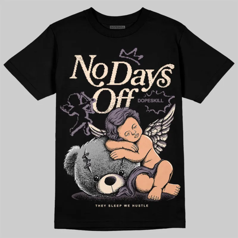 Violet Ore 3s DopeSkill T-Shirt New No Days Off Graphic sold by DopeSkill