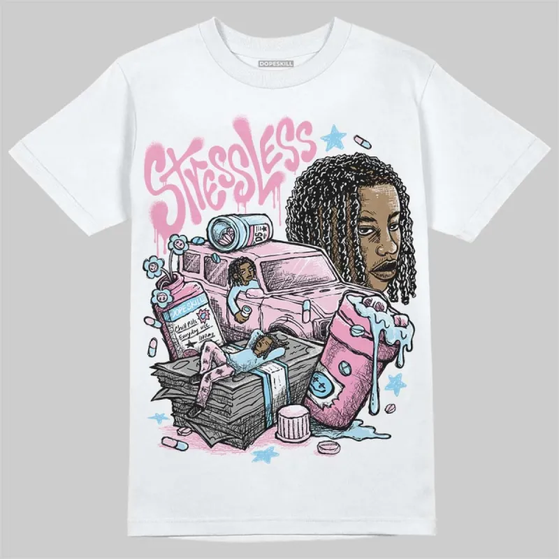Paw Print Pink Foam 1s DopeSkill T-Shirt Stressless Graphic sold by DopeSkill
