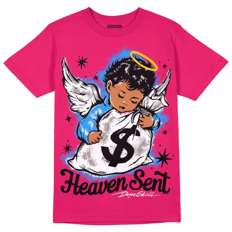Dunk Obsidian Fierce Pink DopeSkill Pink T-Shirt Heaven Sent Graphic sold by DopeSkill