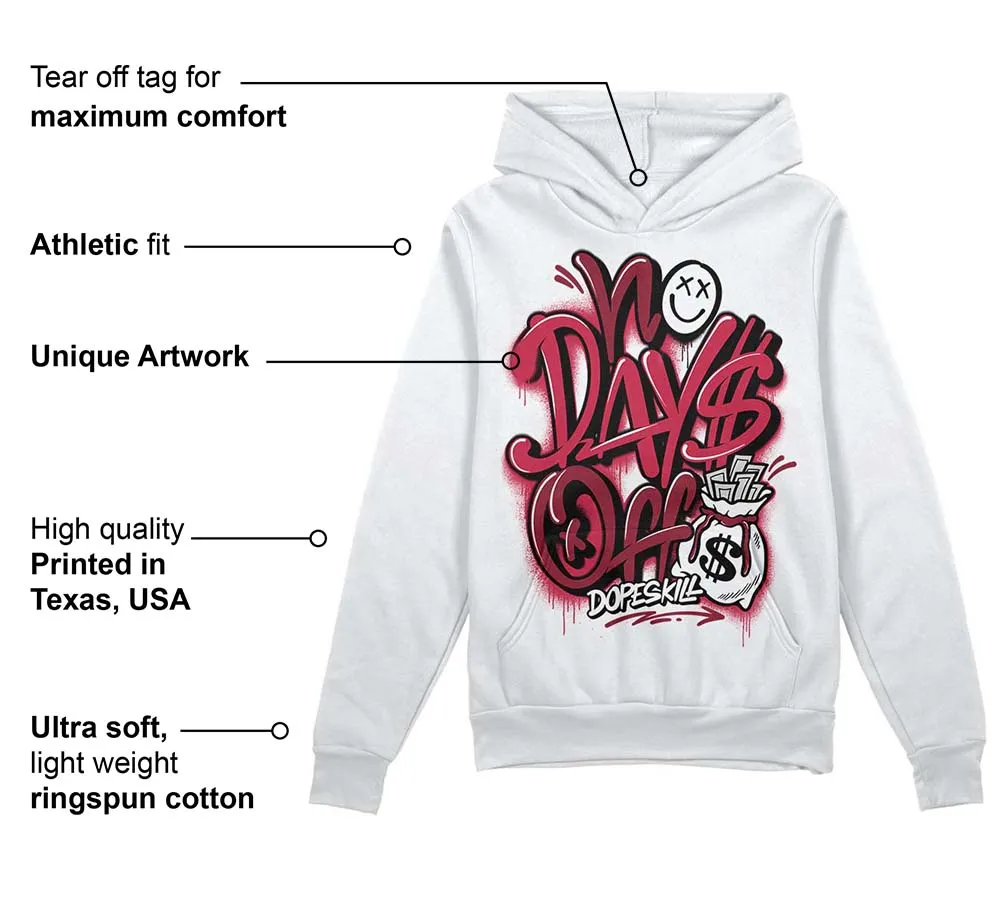 85 Metallic Burgundy 1s DopeSkill Hoodie Sweatshirt No Days Off Graphic sold by DopeSkill product image thumbnail 3