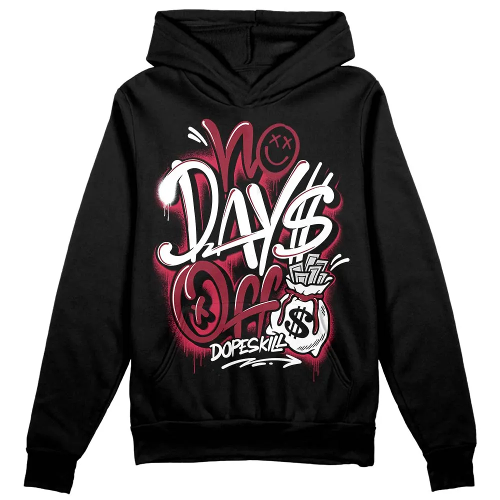 85 Metallic Burgundy 1s DopeSkill Hoodie Sweatshirt No Days Off Graphic sold by DopeSkill product image thumbnail 2