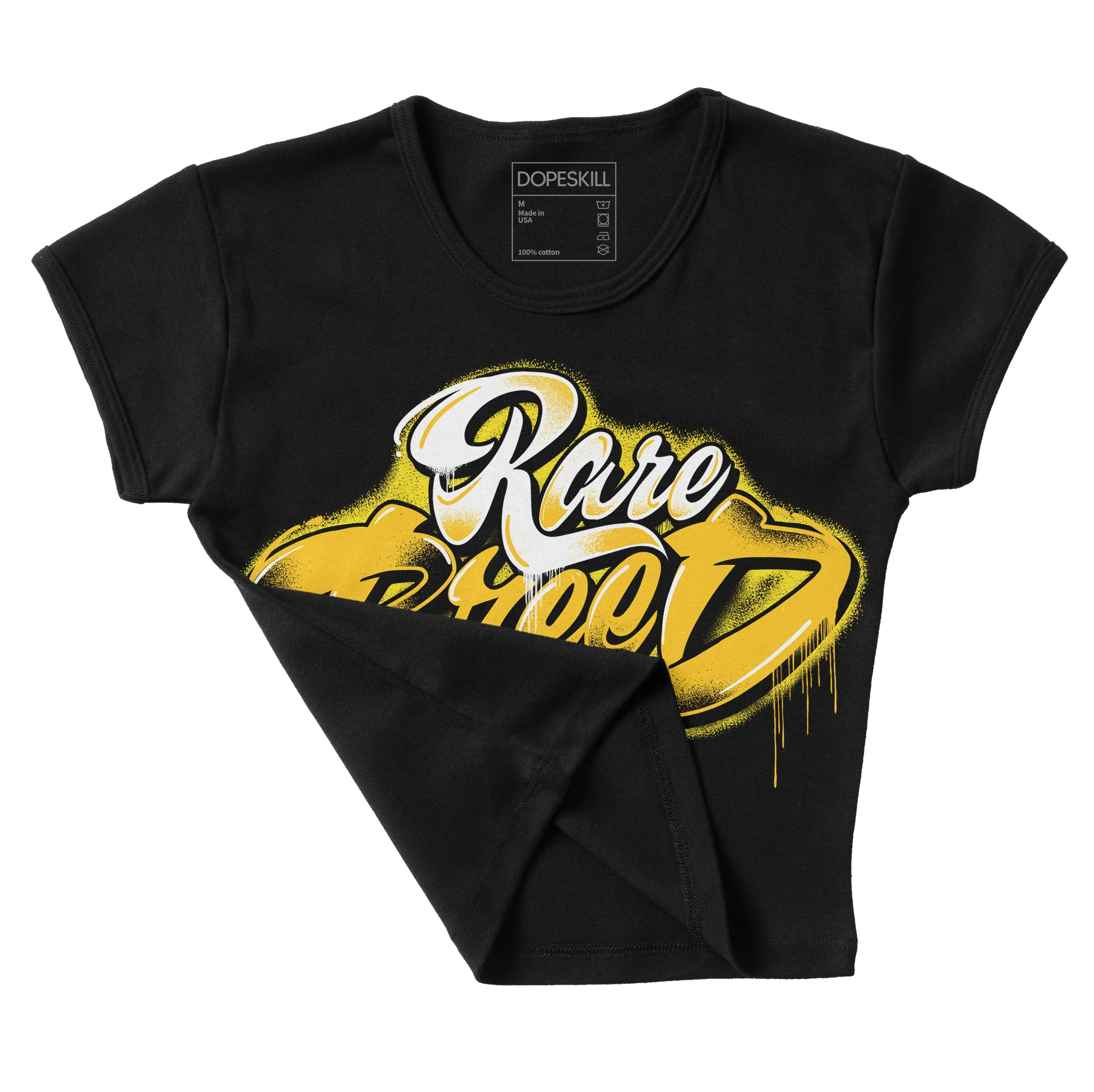 Vivid Sulfur 4s DopeSkill Women's Crop Top Rare Breed Type Graphic sold by DopeSkill product image thumbnail 4