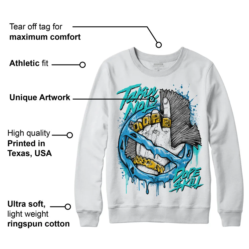 Military Blue 4s DopeSkill Sweatshirt Takin No L's Graphic sold by DopeSkill product image thumbnail 3