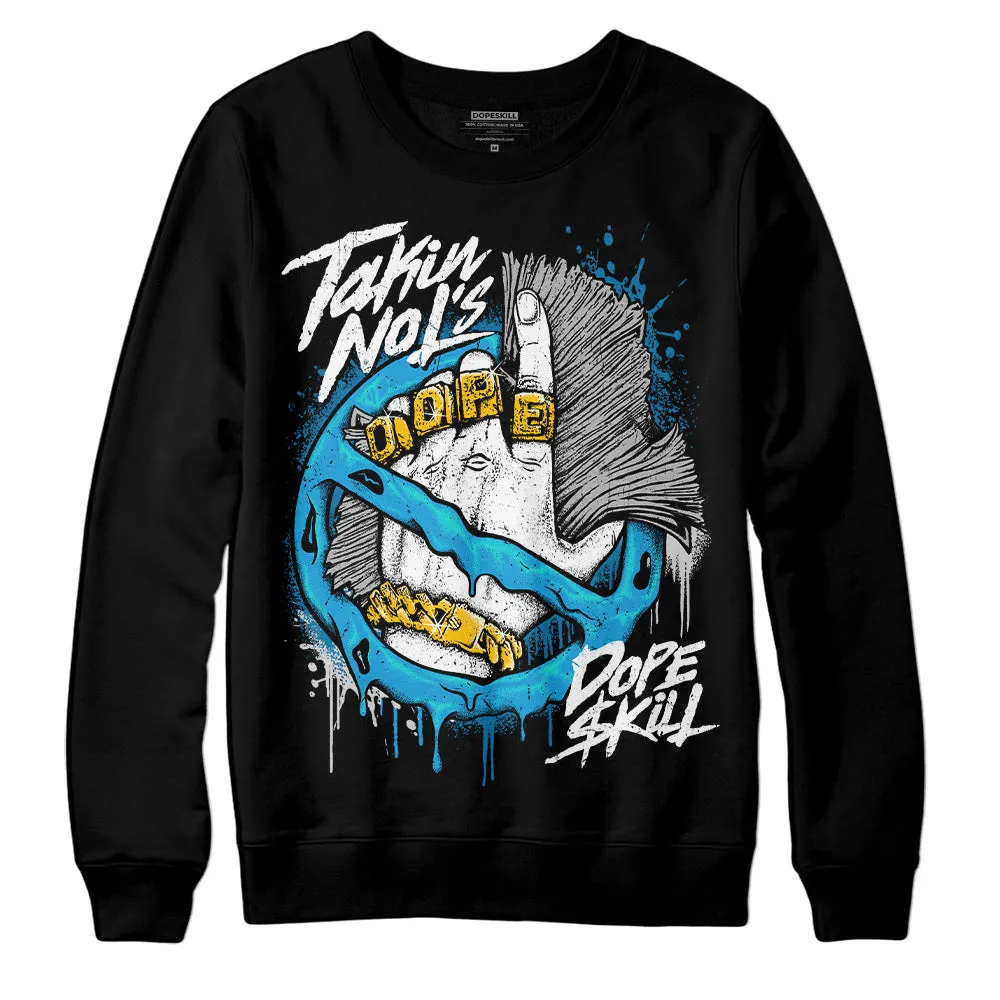 Military Blue 4s DopeSkill Sweatshirt Takin No L's Graphic sold by DopeSkill product image thumbnail 2