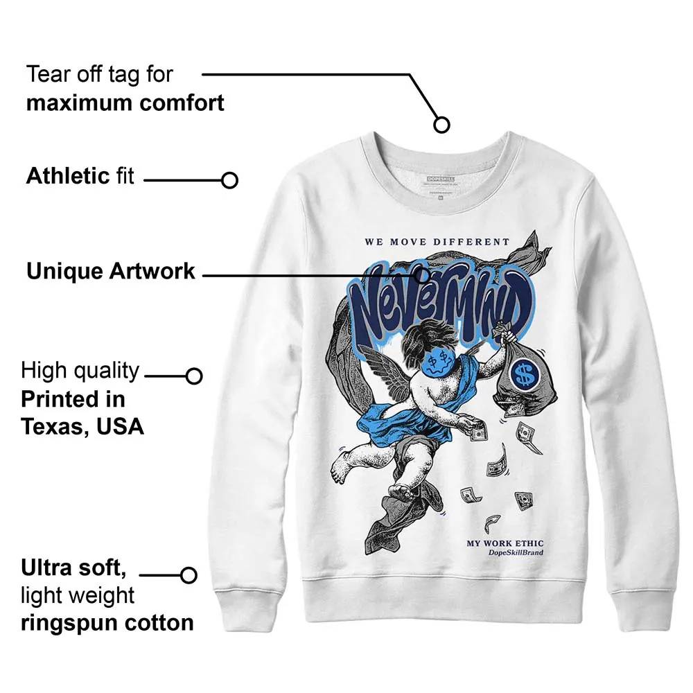 AJ Spizike White Obsidian DopeSkill Sweatshirt Nevermind Graphic sold by DopeSkill product image thumbnail 3