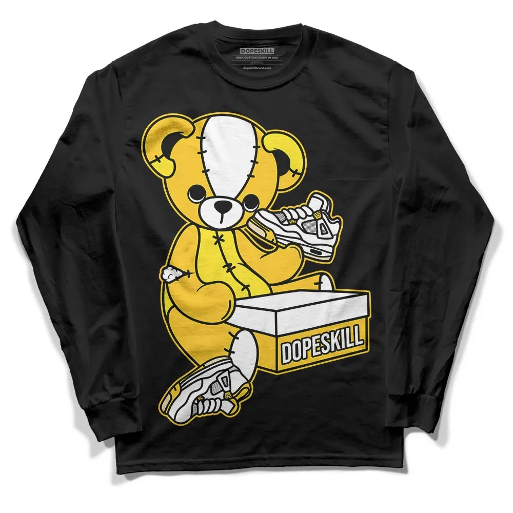 Vivid Sulfur 4s DopeSkill Long Sleeve T-Shirt Sneakerhead BEAR Graphic sold by DopeSkill product image thumbnail 2