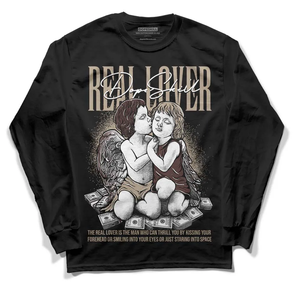 Latte 1s DopeSkill Long Sleeve T-Shirt Real Lover Graphic sold by DopeSkill product image thumbnail 2