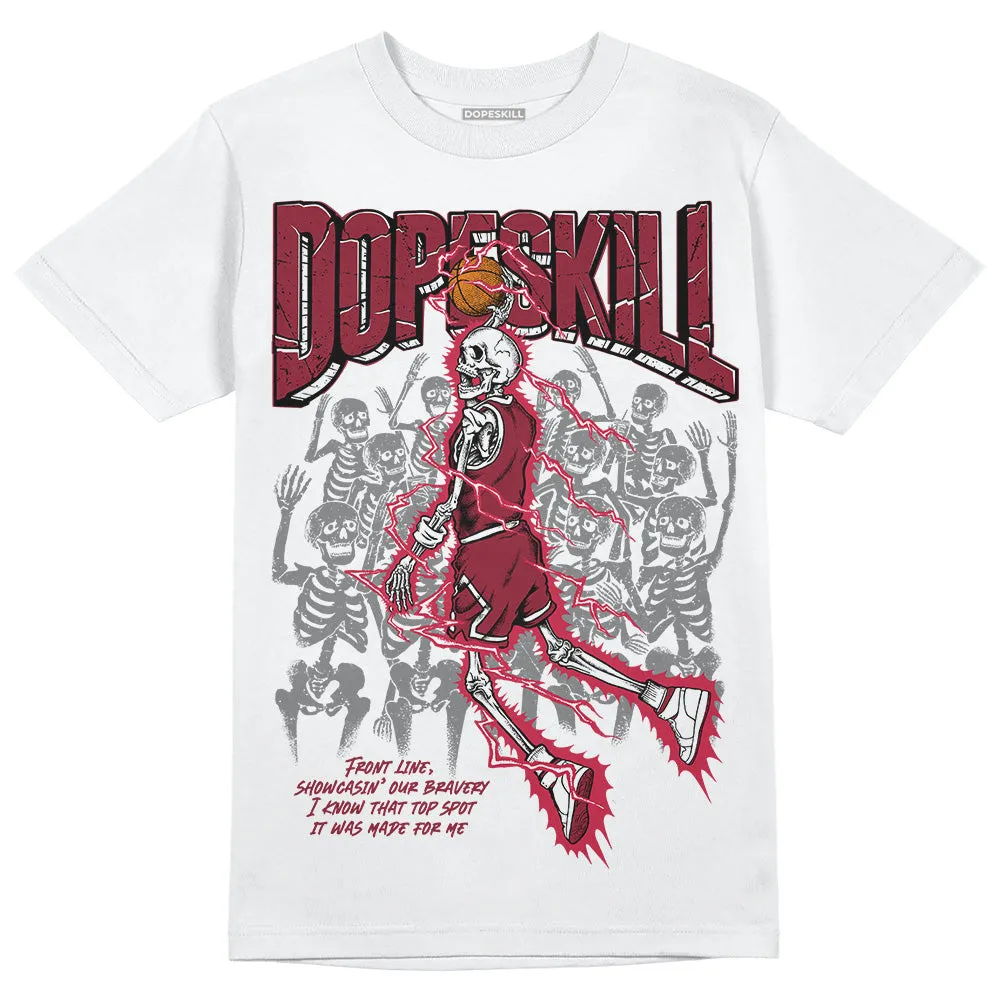 85 Metallic Burgundy 1s DopeSkill T-Shirt Thunder Dunk Graphic sold by DopeSkill