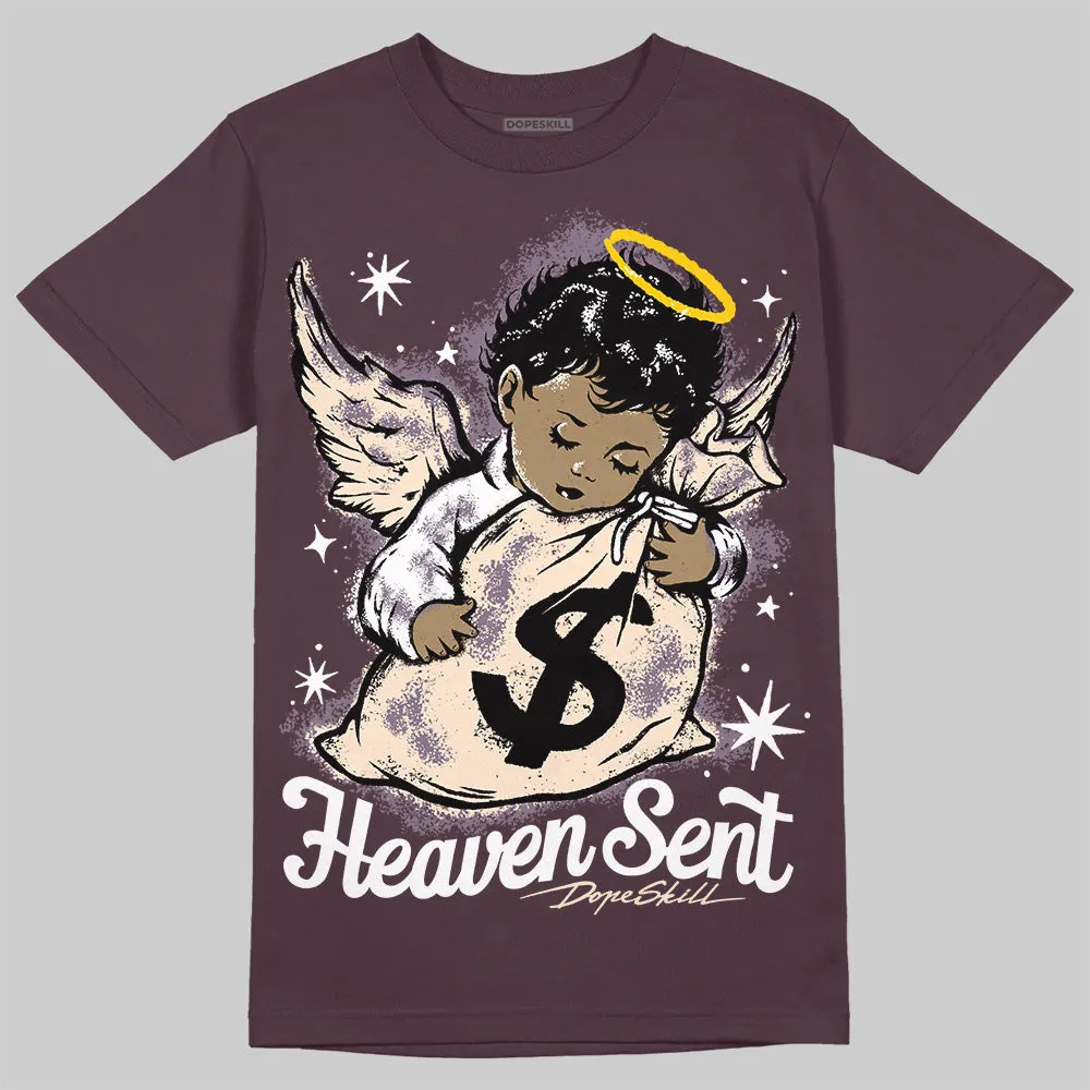 Burgundy Crush 3s DopeSkill Maroon T-shirt Heaven Sent Graphic sold by DopeSkill