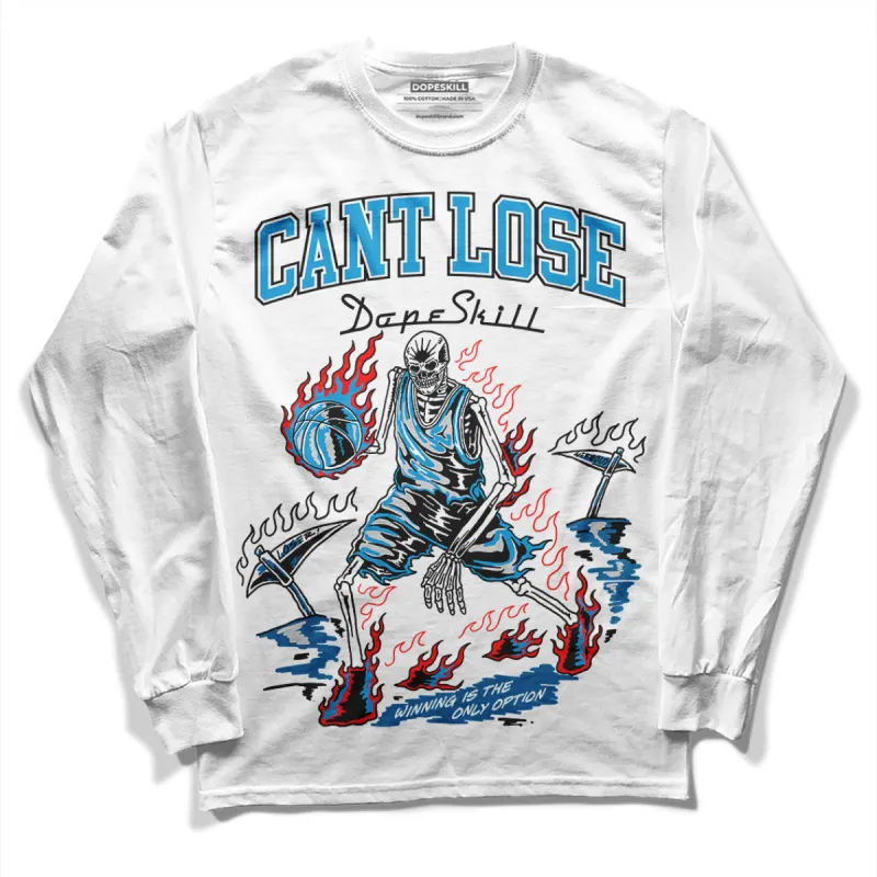 Military Blue 4s DopeSkill Long Sleeve T-Shirt Cant Lose Graphic sold by DopeSkill