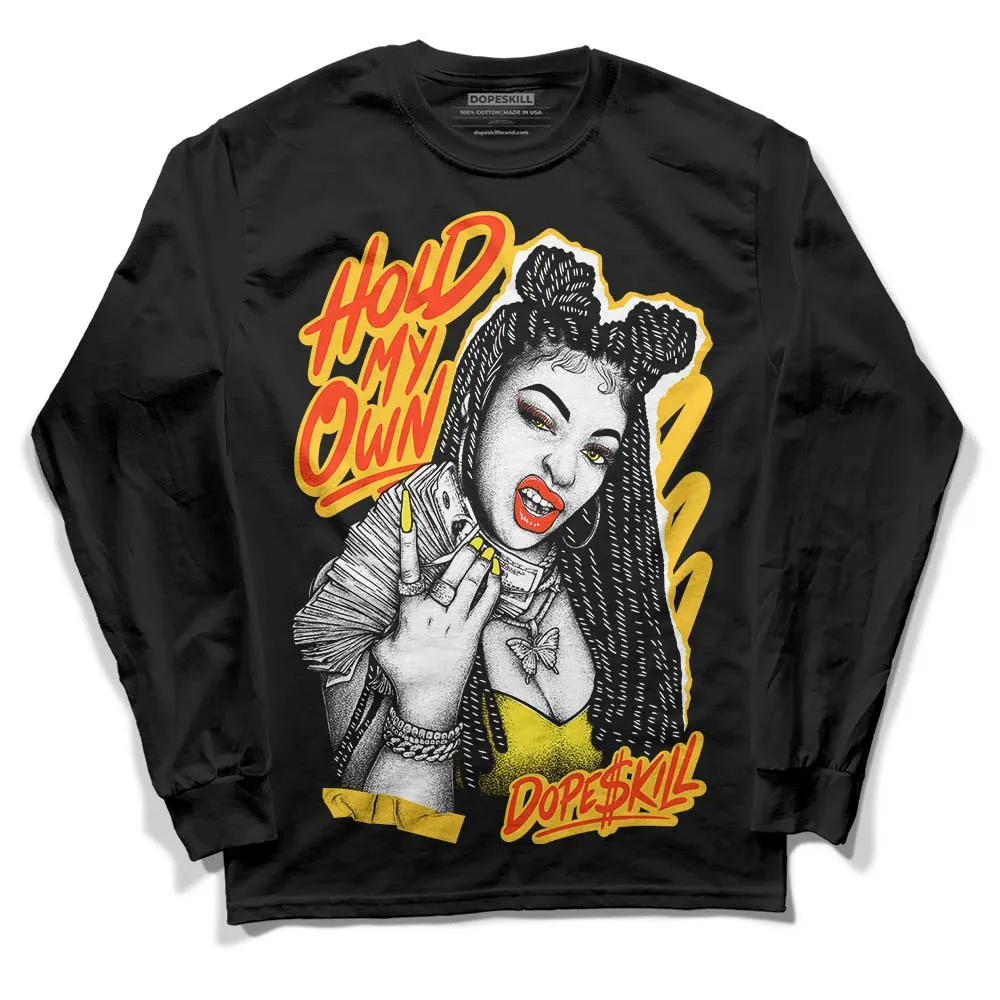 Vivid Sulfur 4s DopeSkill Long Sleeve T-Shirt New H.M.O Graphic sold by DopeSkill product image thumbnail 2