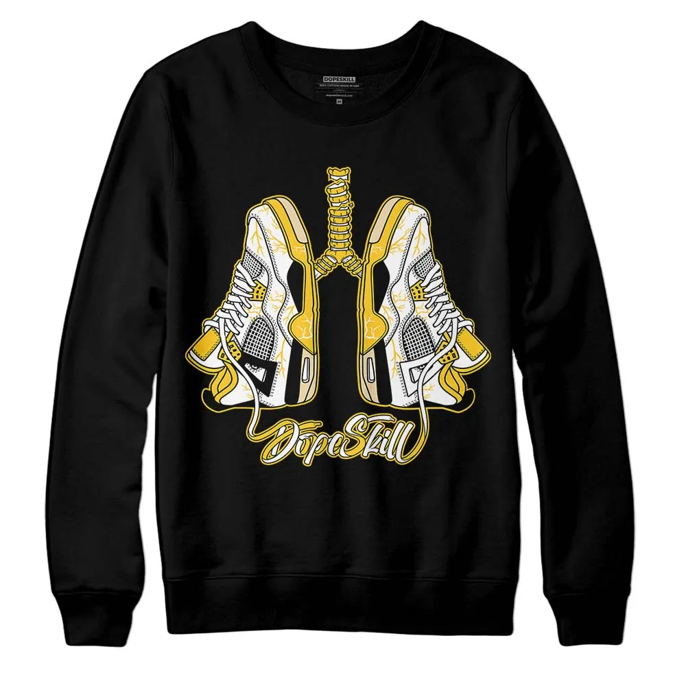 Vivid Sulfur 4s DopeSkill Sweatshirt Breathe Graphic sold by DopeSkill product image thumbnail 2