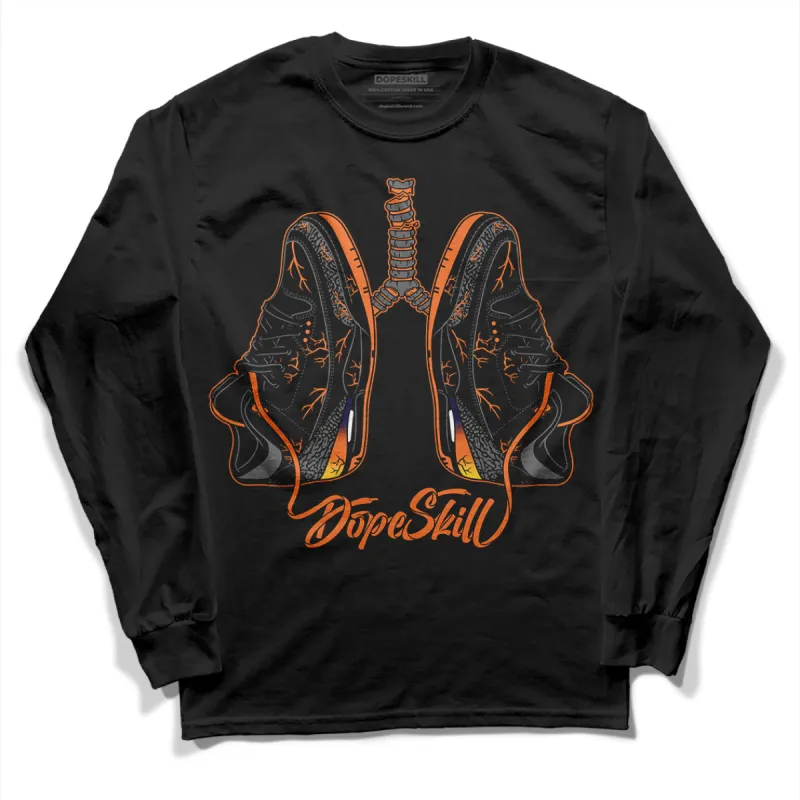 Rio 3s DopeSkill Long Sleeve T-Shirt Breathe Graphic sold by DopeSkill