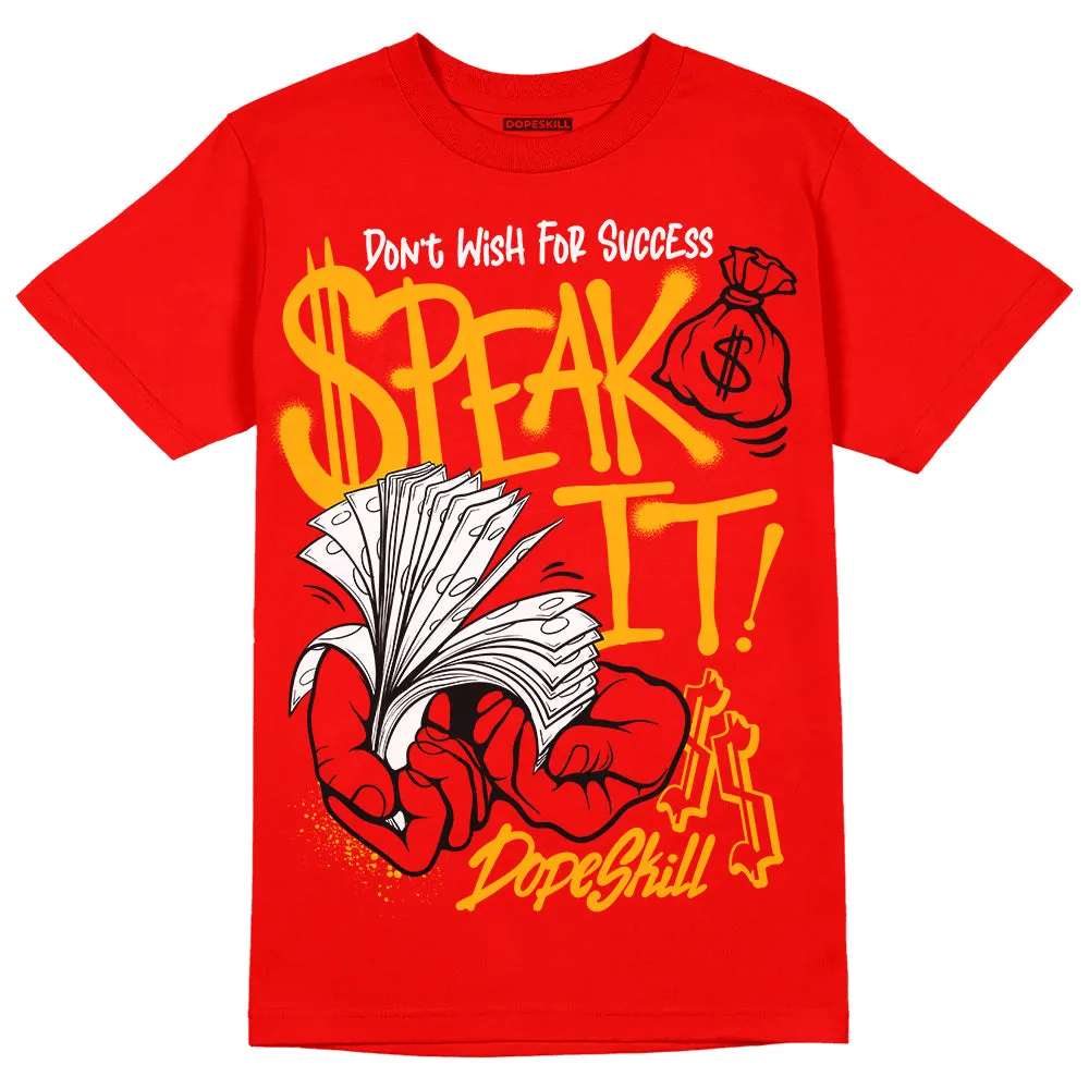 Red Collection DopeSkill Red T-shirt Speak It Graphic sold by DopeSkill