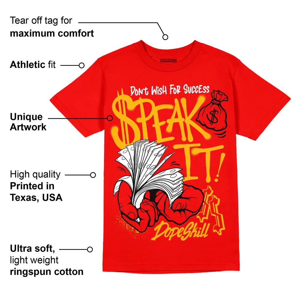 Red Collection DopeSkill Red T-shirt Speak It Graphic sold by DopeSkill product image thumbnail 2