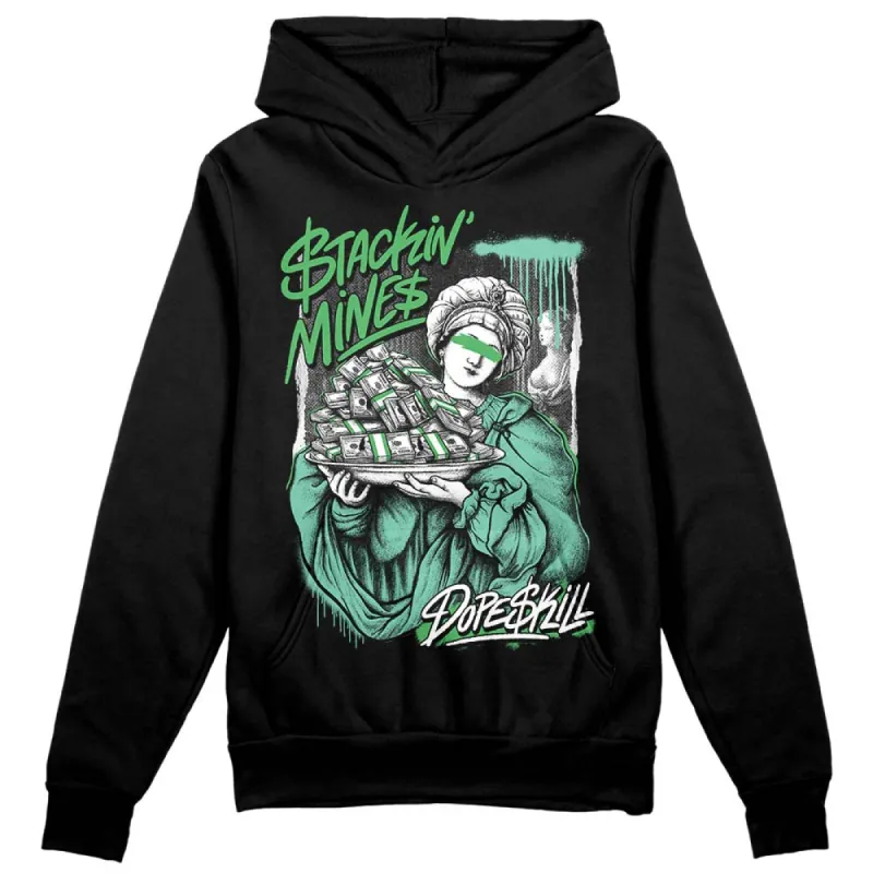 Green Glow 1s DopeSkill Hoodie Sweatshirt Stackin Mines Graphic sold by DopeSkill