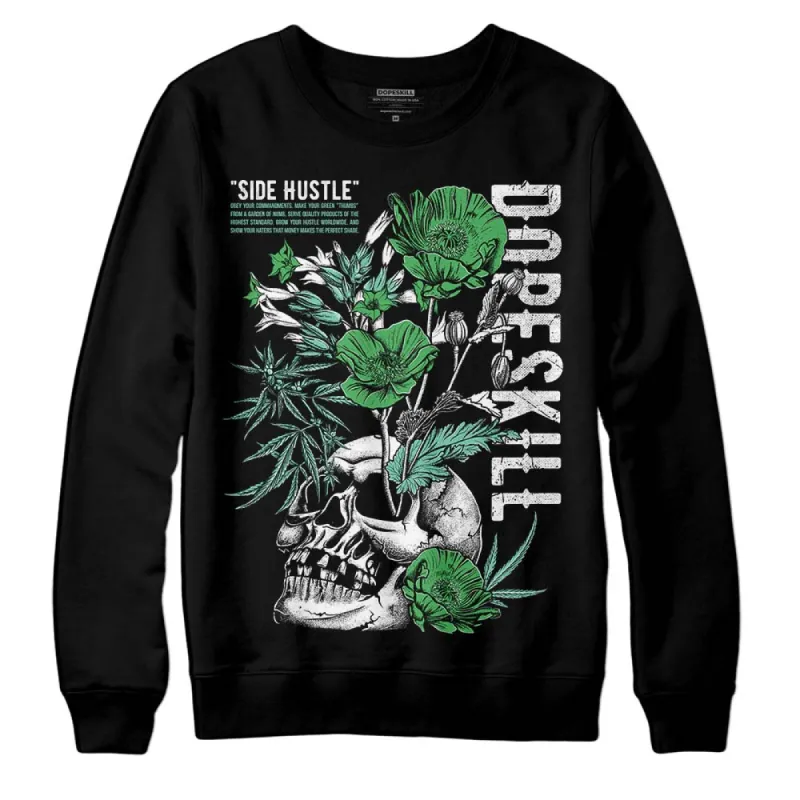 Green Glow 1s DopeSkill Sweatshirt Side Hustle Graphic sold by DopeSkill