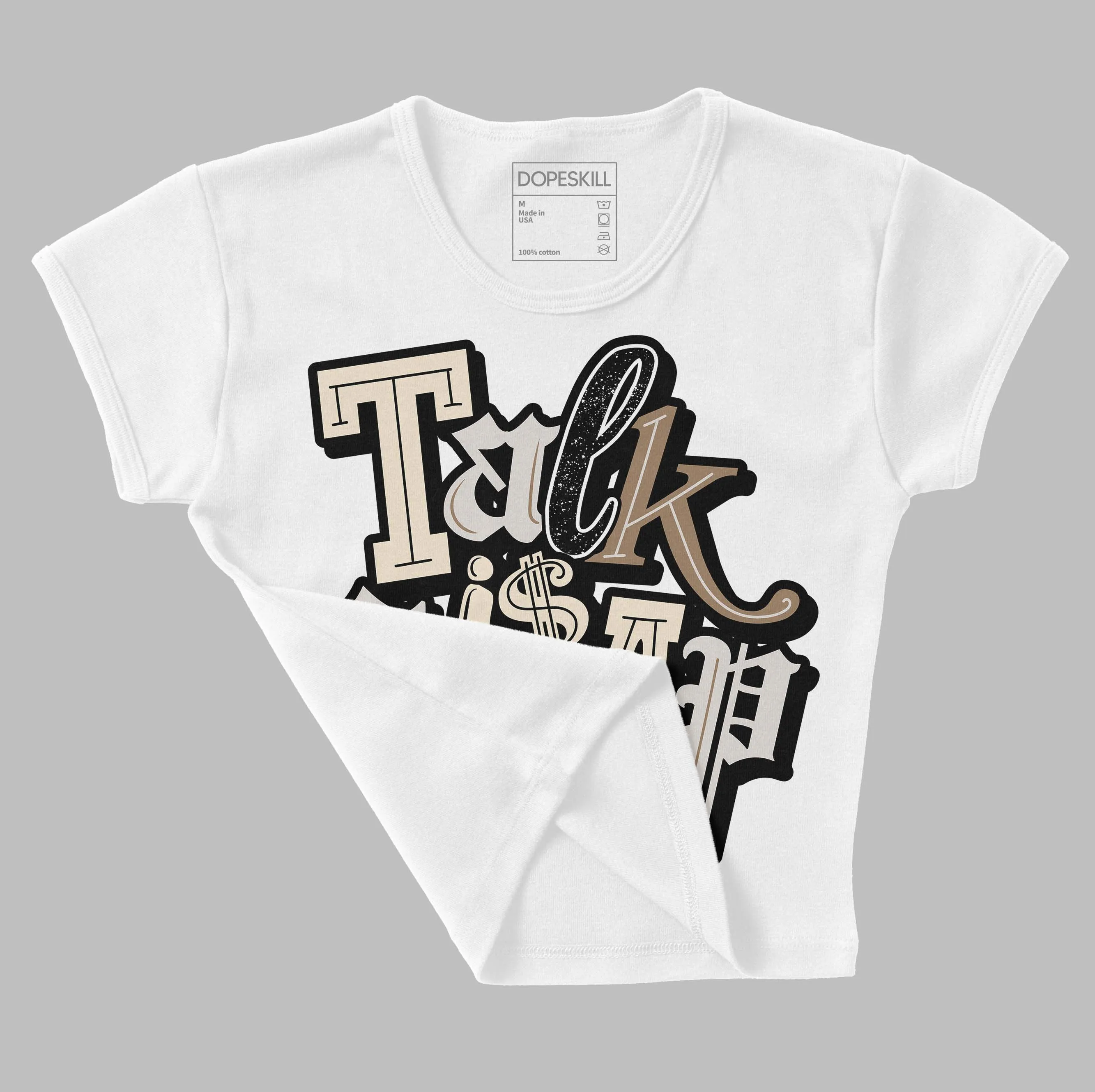 Sail 5s DopeSkill Women's Crop Top Talk Is Chip Graphic sold by DopeSkill product image thumbnail 3