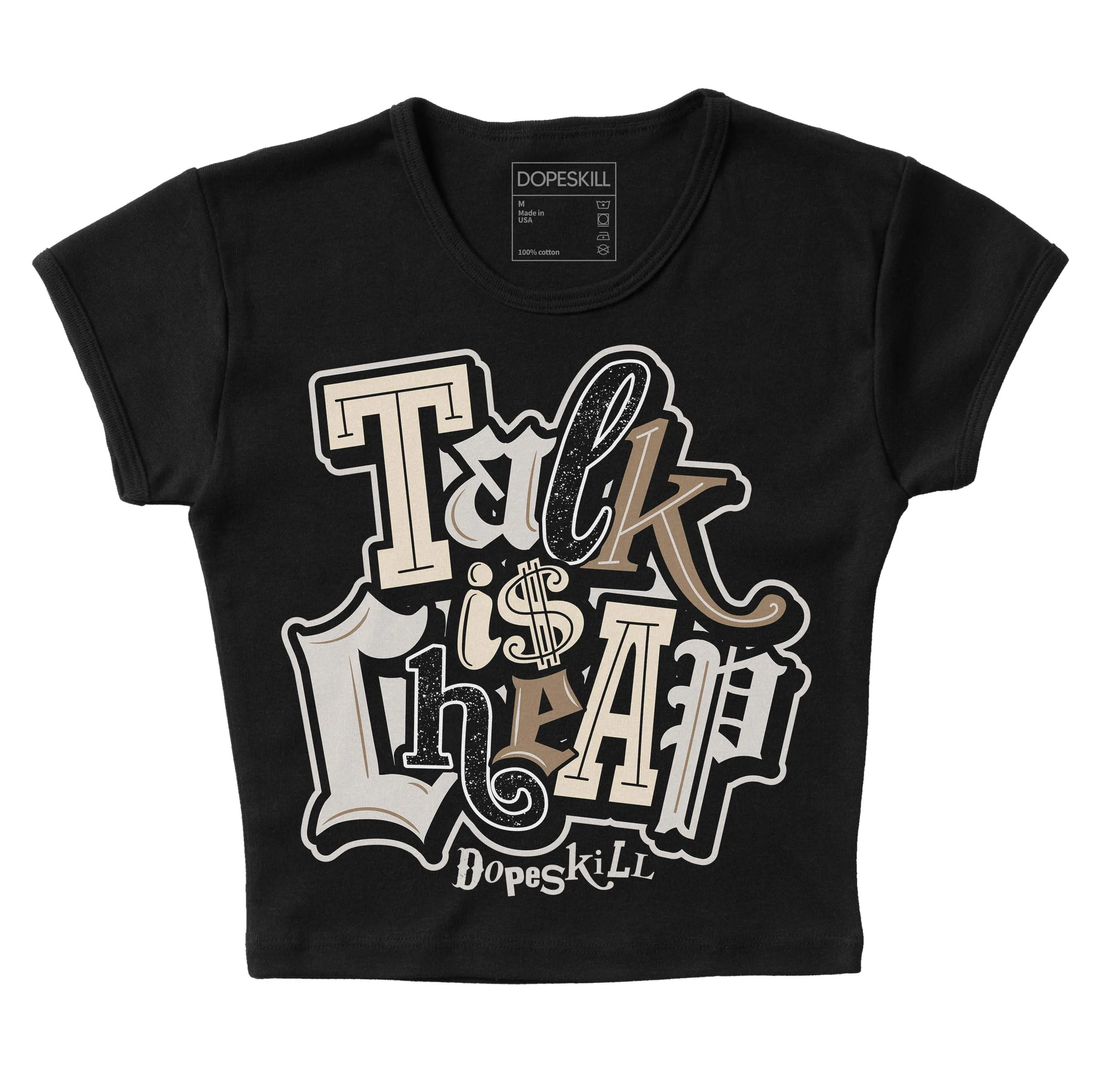 Sail 5s DopeSkill Women's Crop Top Talk Is Chip Graphic sold by DopeSkill product image thumbnail 2