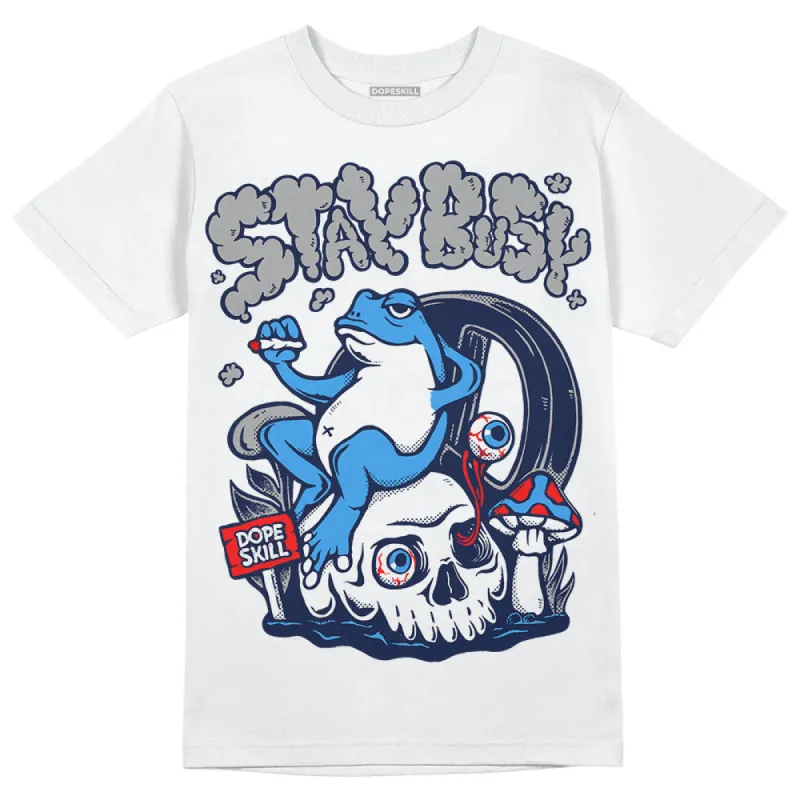 Midnight Navy 3s DopeSkill T-Shirt Stay Busy Graphic sold by DopeSkill