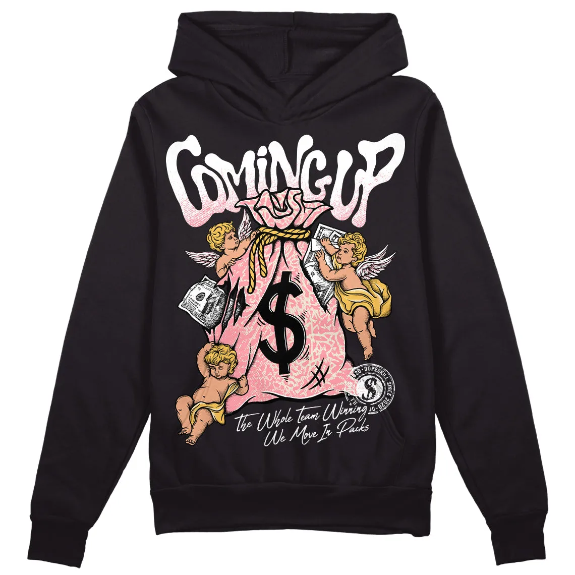 Red Stardust 3s DopeSkill Hoodie Sweatshirt Money Bag Coming Up Graphic sold by DopeSkill product image thumbnail 2