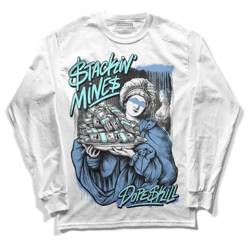 University Blue Collection DopeSkill Long Sleeve T-Shirt Stackin Mines Graphic sold by DopeSkill