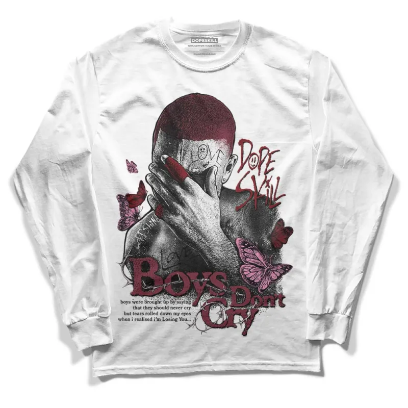 Team Red 1s DopeSkill Long Sleeve T-Shirt Boys Don't Cry Graphic sold by DopeSkill