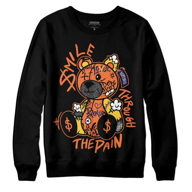 Rio 3s DopeSkill Sweatshirt Smile Through The Pain Graphic sold by DopeSkill