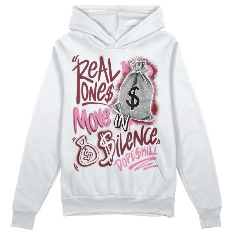 Team Red 1s DopeSkill Hoodie Sweatshirt Real Ones Move In Silence Graphic sold by DopeSkill