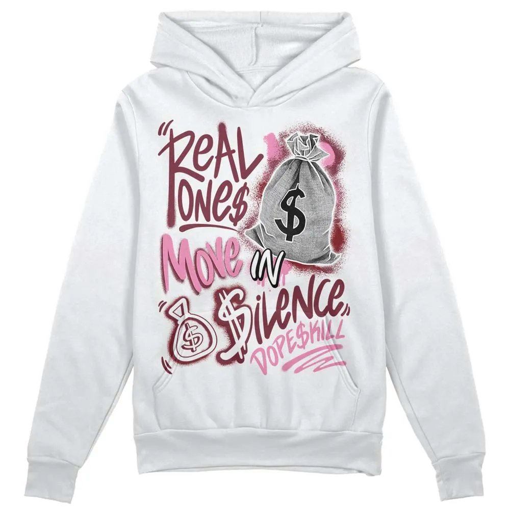 Team Red 1s DopeSkill Hoodie Sweatshirt Real Ones Move In Silence Graphic sold by DopeSkill