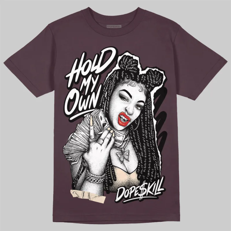 Violet Ore 3s DopeSkill Maroon T-shirt New H.M.O Graphic sold by DopeSkill