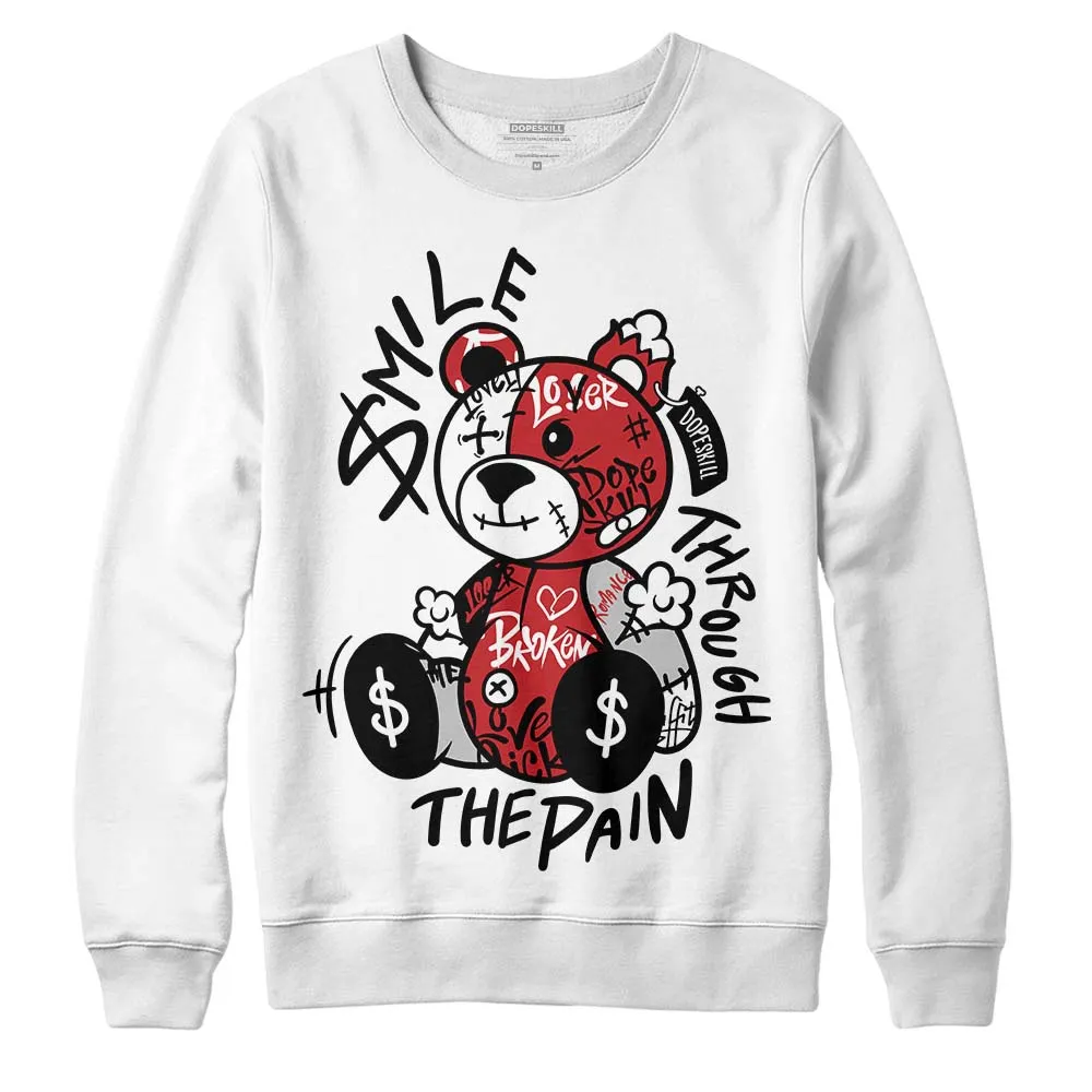 Red Taxi 12s DopeSkill Sweatshirt Smile Through The Pain Graphic sold by DopeSkill