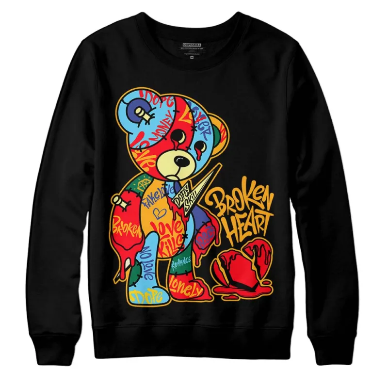 GS 'Six Championships' 1s DopeSkill Sweatshirt Broken Heart Graphic sold by DopeSkill
